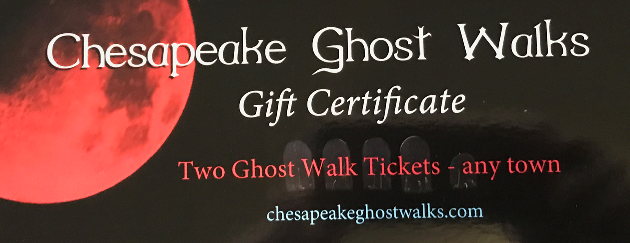 Gift Certificate - Two Ghost Walk Tickets